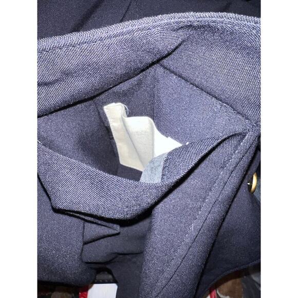 David Taylor men’s size 46L navy blue two gold button front lined padded Blazer - Picture 14 of 15